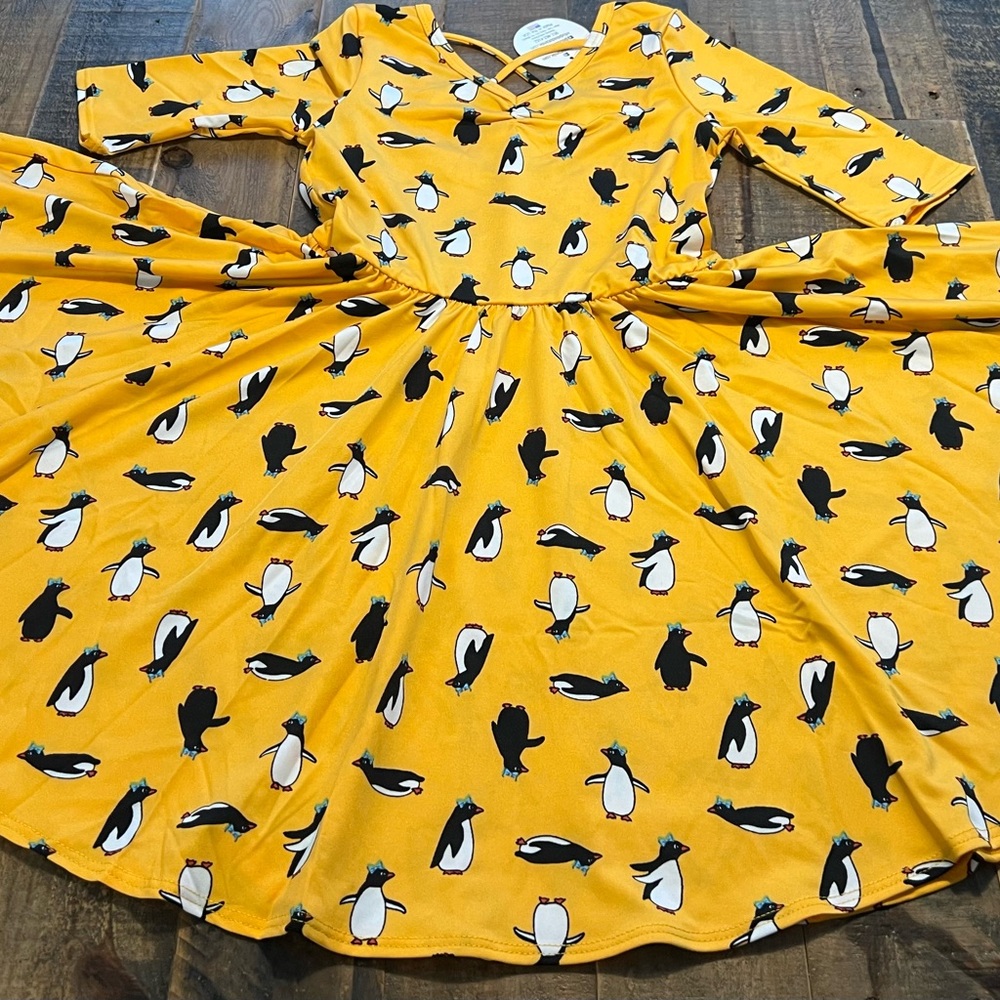 Dot Dot Smile size 5/6 or 8/10 girls Penguin Ballerina twirl dress new